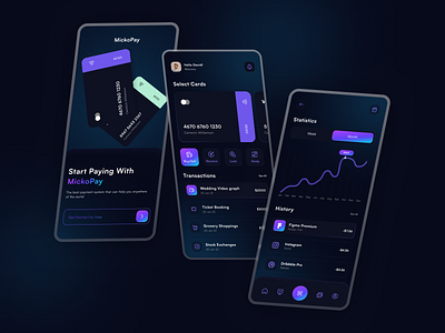 Finance Mobile app design. add money android app app design bank account banking finance financial fintech ios ios app mobile banking mobile design money transfer oww tech trunscation uiux user interface visa card wallet