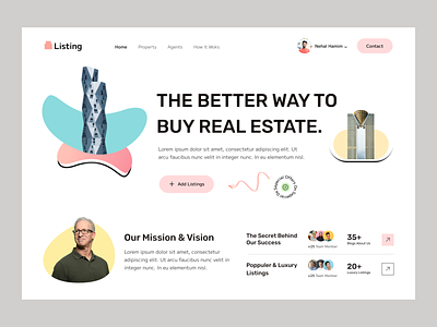 Real Estate Landing page.