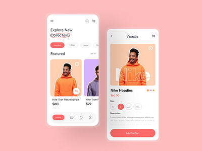 E-commerce App Design.
