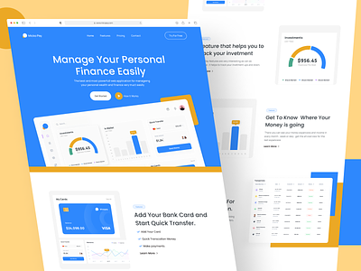 Saas Landing Page. analytics branding business chart clean component dashboard feature page features fintech homepage invoice landing page management product design saas simple system web app website design