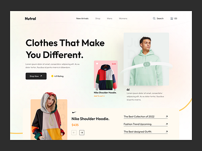 Fashion Landing Page.