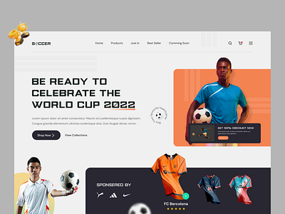 Soccer Landing Page.