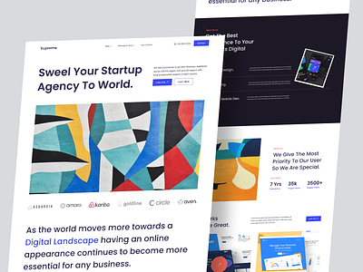 Agency Landing Page.