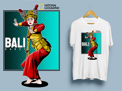 Bali Dance artwork bali bali dance branding culture dance design digital art digital illustration graphic design illustration indonesia traditional dance
