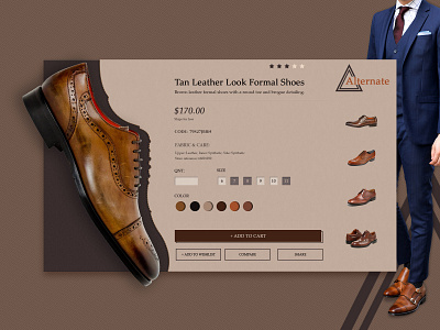 Product Detail Page Design adobe photoshop adobe xd behance branding classic clean app concept creative dribbble ecommerce leather goods pro create product product detail product page shoe design ui ui design userflow userinterfacedesign