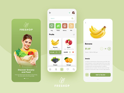 Grocery Mobile App bacancy technology clear mobile design creative inspiration daily product mobile app design inspiration dribbble design food mobile app grocery mobile app health food mobile app inspiration mobile app design online store product page design ui ux design vegetable mobile app