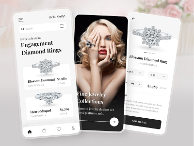 Diamond Jewelry Mobile App free xd