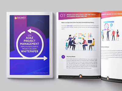 Agile Management FREE BOOK PDF agile bacancy technology book book cover branding creative design dribbble free download free psd graphic design inspiration landing page psd mockup free stationery technology ui design ui ux design whitepaper