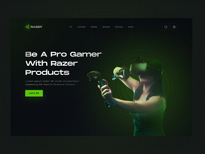 Razer Home Page Redesign 🎮