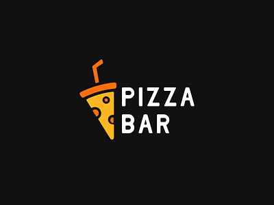 PizzaBar barlogo branding cafelogo design fast food logo food foodlogo logo logo design logomark logos logotype pizzalogo vector