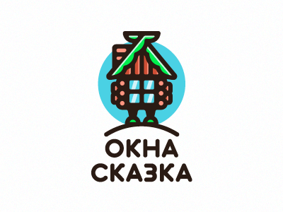 Сказка Окна house logo tree window