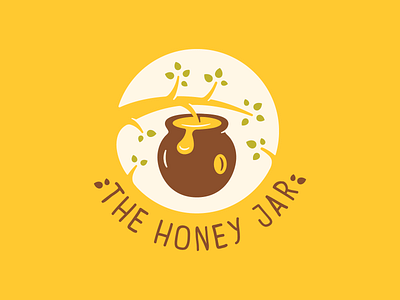 The Honey Jar agent branding eco logo food leaves logo logo logo bee logo honey logo illustration nature nature logo palette supermarket
