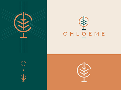 CHLOEME branding furniture design logo logo design nature logo