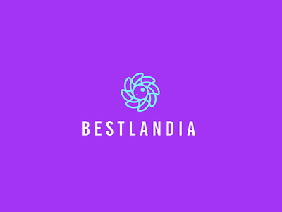 Bestlandia logo badge branding custom design galaxy icon label logo logotype mark typography universe