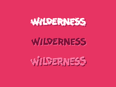 Wilderness logo concept