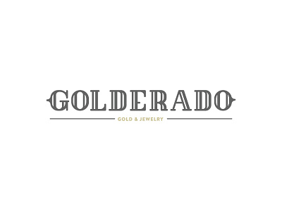 Golderado logo font jewelry logo logotype store typography