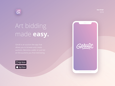 Geralt iOS app app application art bidding design flow ios screen ui ux