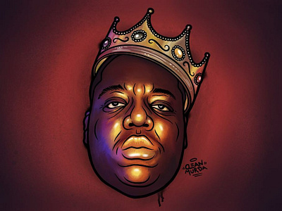 Notorious B.I.G art big illustration ipad legend portrait pro rapper
