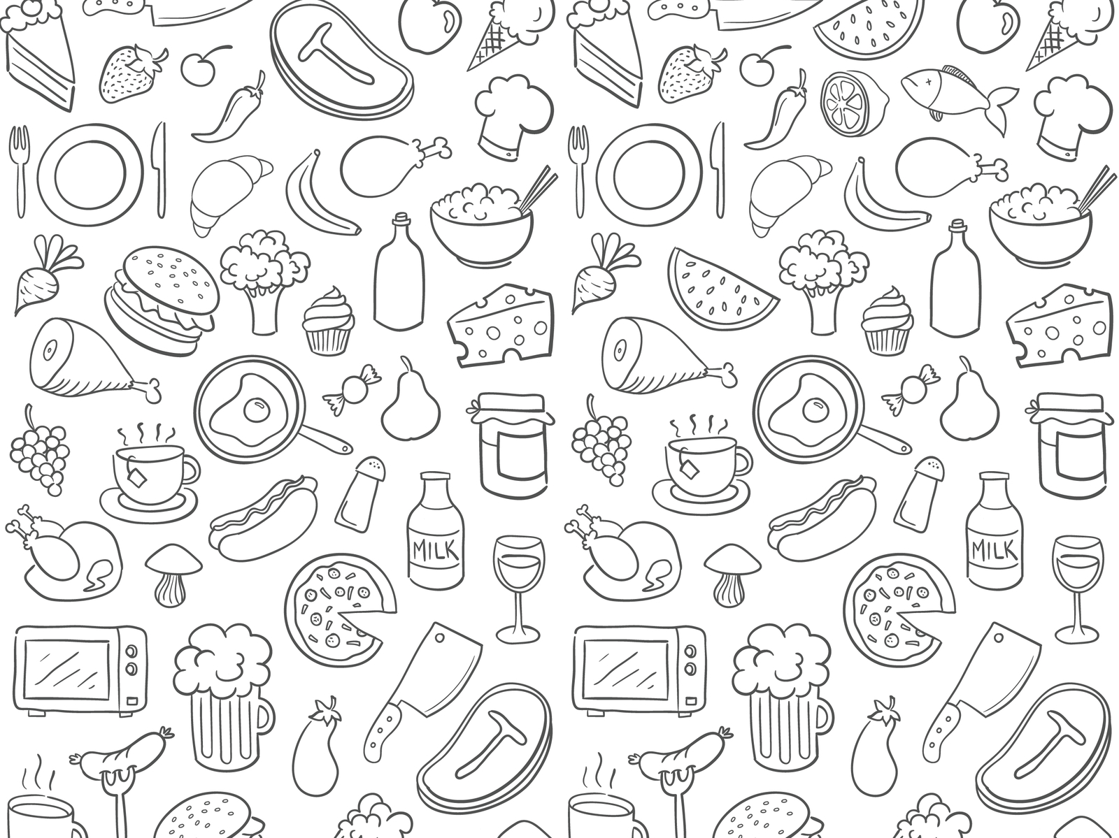 Food icons by Clean Murda on Dribbble