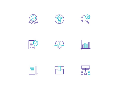 Icon set accessibility icon icons illustration inventory management minimalism policy priority seo set