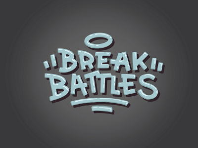 Break Battles logotype 1 battle break font game graffiti lettering logo logotype mobile type typography