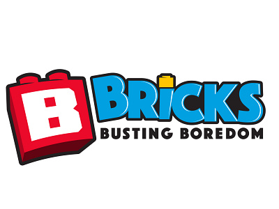 Bricks Busting Boredom Logo By Cameron Crotts On Dribbble