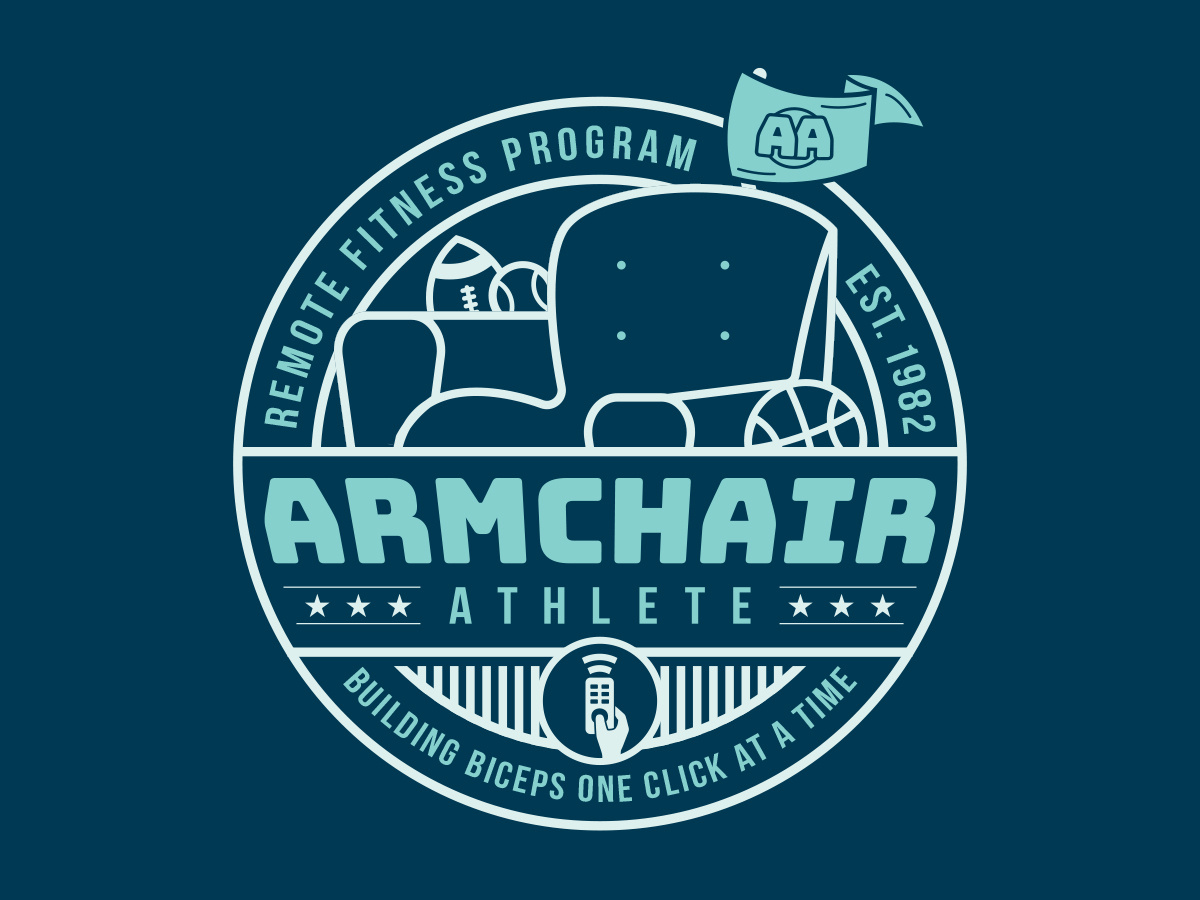 Armchair Athlete by Cameron Crotts on Dribbble