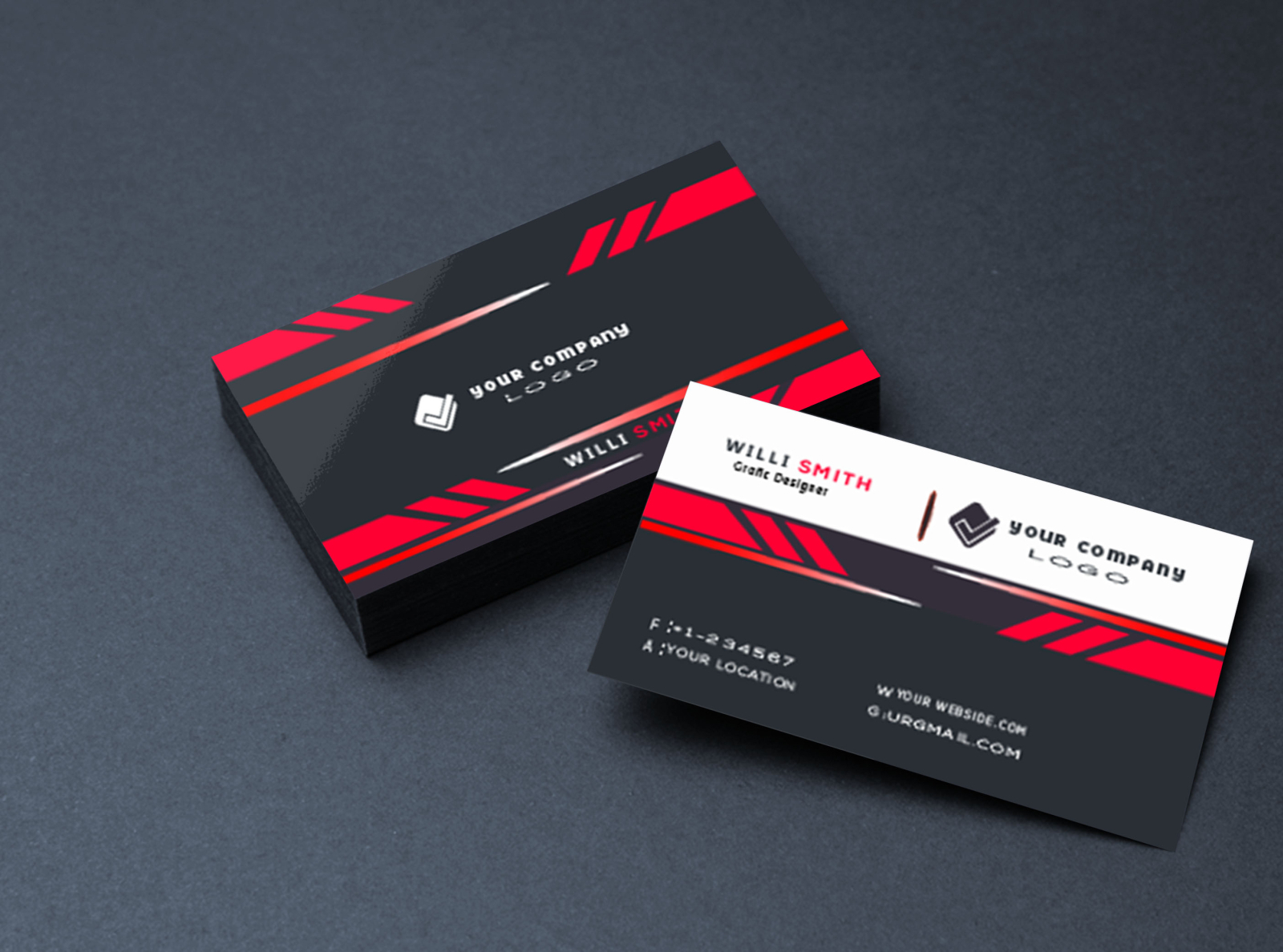 BUSINESS CARD by Most Hasna Banu on Dribbble