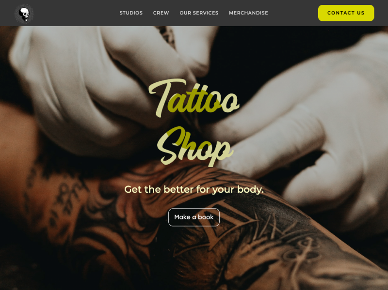 Tattoo Shop by Rique Castro on Dribbble