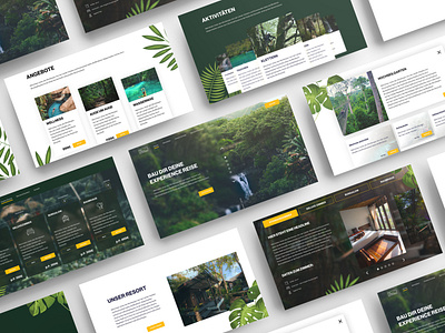 Stunning website for a jungle hotel