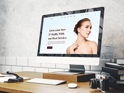 Cosmetics landing page design by figma animation design graphic design landingpage ui uiux