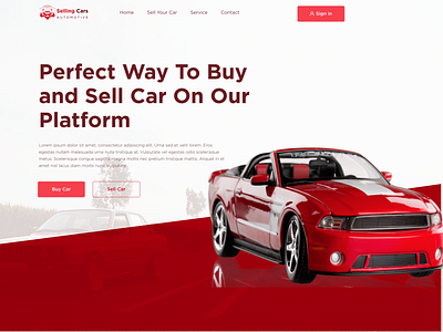 Car Selling web Ui/Ux Design animation app branding car carselling design figma graphic design illustration landingpage logo ui ux