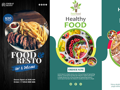 Instagram Food Banner Design