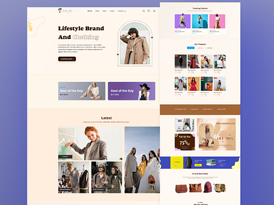 Fashion_Ecommerce Web UI_UX_ Landing Page Design