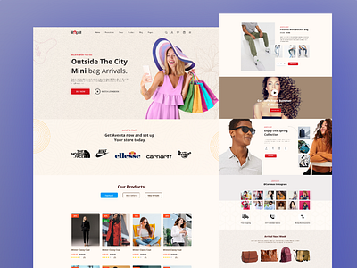 Fushion_Ecommerce web ui_ux design