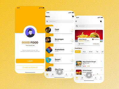 Food Delivery Mobile Apps animation branding design food apps food delevery app graphic design illustration landingpage logo ui ui apps design ux ux apps design vector