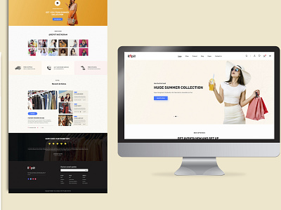 Fashion E-commerce Website  Template