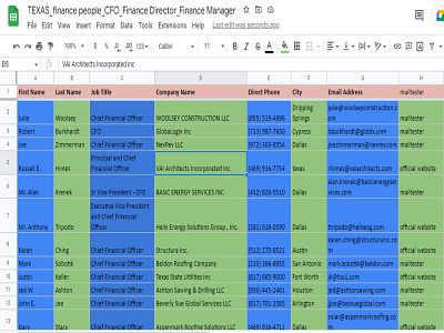 Finance director/Manager- Texas b2b b2b leads business email business leads contact list copy pest data collection data entry data mining email finding email list lead generation linkedin read generation linkedin research list building rmail finding