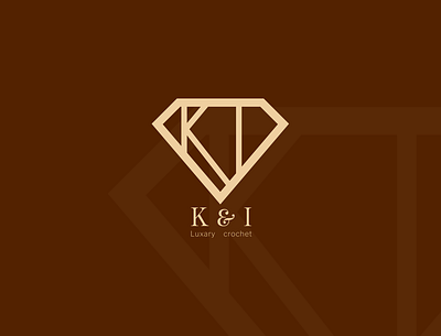 K & I fashion brand logo design graphic design logo typography vector