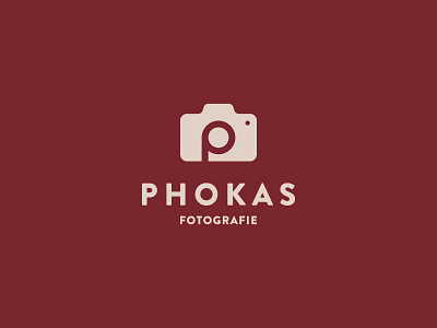 Phokas logo brand camera identity logo mark negative space photo photo camera photography