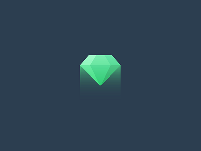 MRLD concept emerald green icon logo mark stone wip