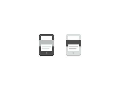Mobile Printer Icon / Mark