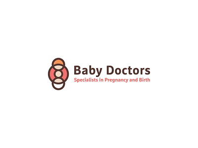 Baby Doctors logo baby birth care logo mark maternity motherhood pregnancy