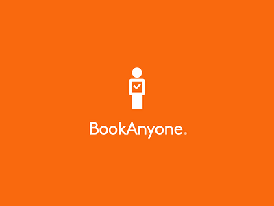 BookAynone book check choose clock icon logo mark person schedule time