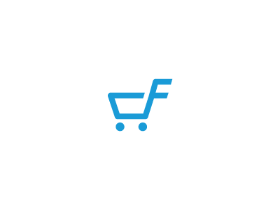 F + Cart cart f icon logo shop shopping shopping cart