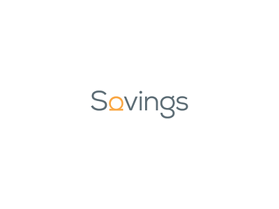 Savings logo clever coin flipped fun letter logo money save savings unused