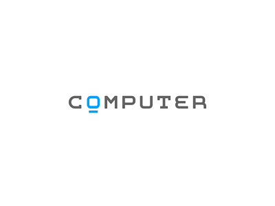 CMPTR computer custom desktop icon logo pc simple