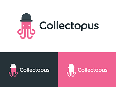 Collectopus branding collect collectopus hat logo octopus shop sir top hat