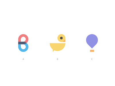 Location pin exploration balloon bubble duck location logo mark overlap pin social