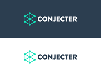 Conjecter logo brand c connect connected objects cube icon iot logo mark